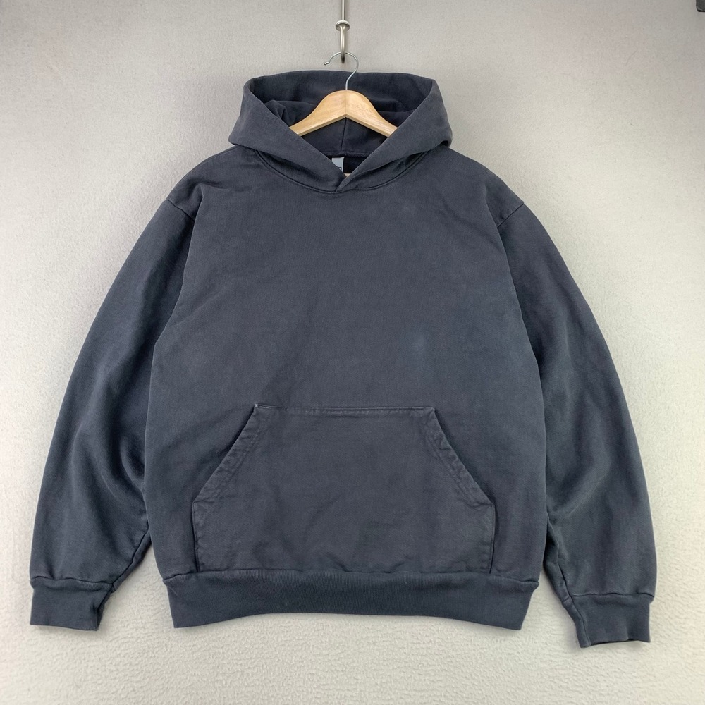 Los Angeles Apparel Heavyweight Cotton‎ Hoodie 14oz Mens M Black Sweatshirt USA